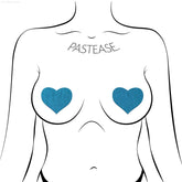 Blue 'Bride Tribe' Heart Nipple Pasties by Pastease®-French Quarter Lingerie